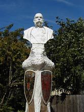 statua di marmo imperatore Franz Josef